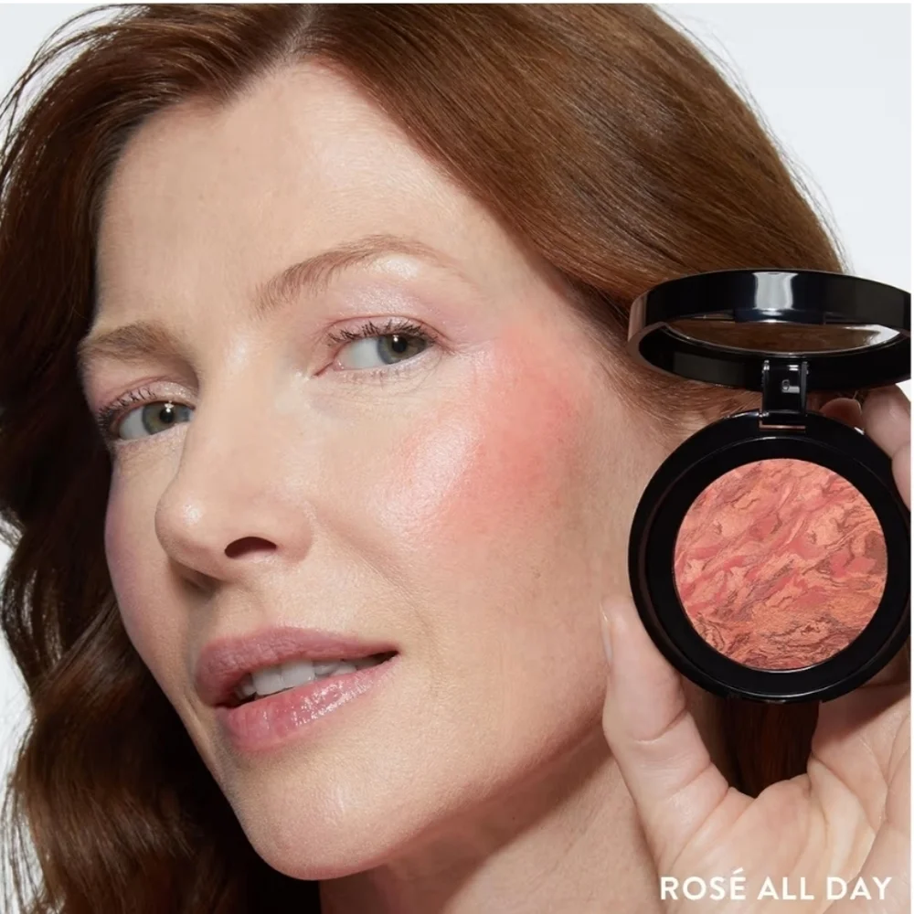 Laura Geller Baked Blush-N-Brighten: Rose All Day, Full Size, .16oz, NIB
